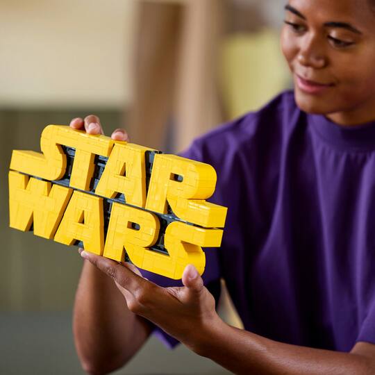 LEGO® Star Wars™ Brick-Built Star Wars Logo Sign 75407